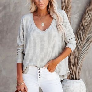 NWT VICI BETWEEN US THERMAL KNIT TOP ~ Small